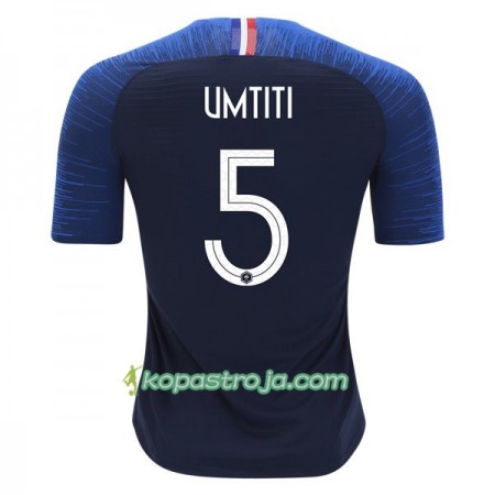 Billiga Fotbollströjor Frankrike Umtiti 5 VM 2018 Hemma tröja